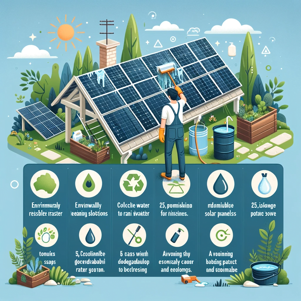 Environmental Considerations and Tips for how to clean solar panels