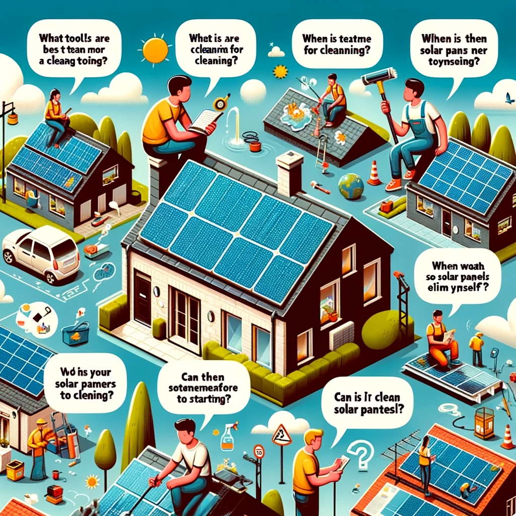Frequently Asked Questions for how to clean solar panels